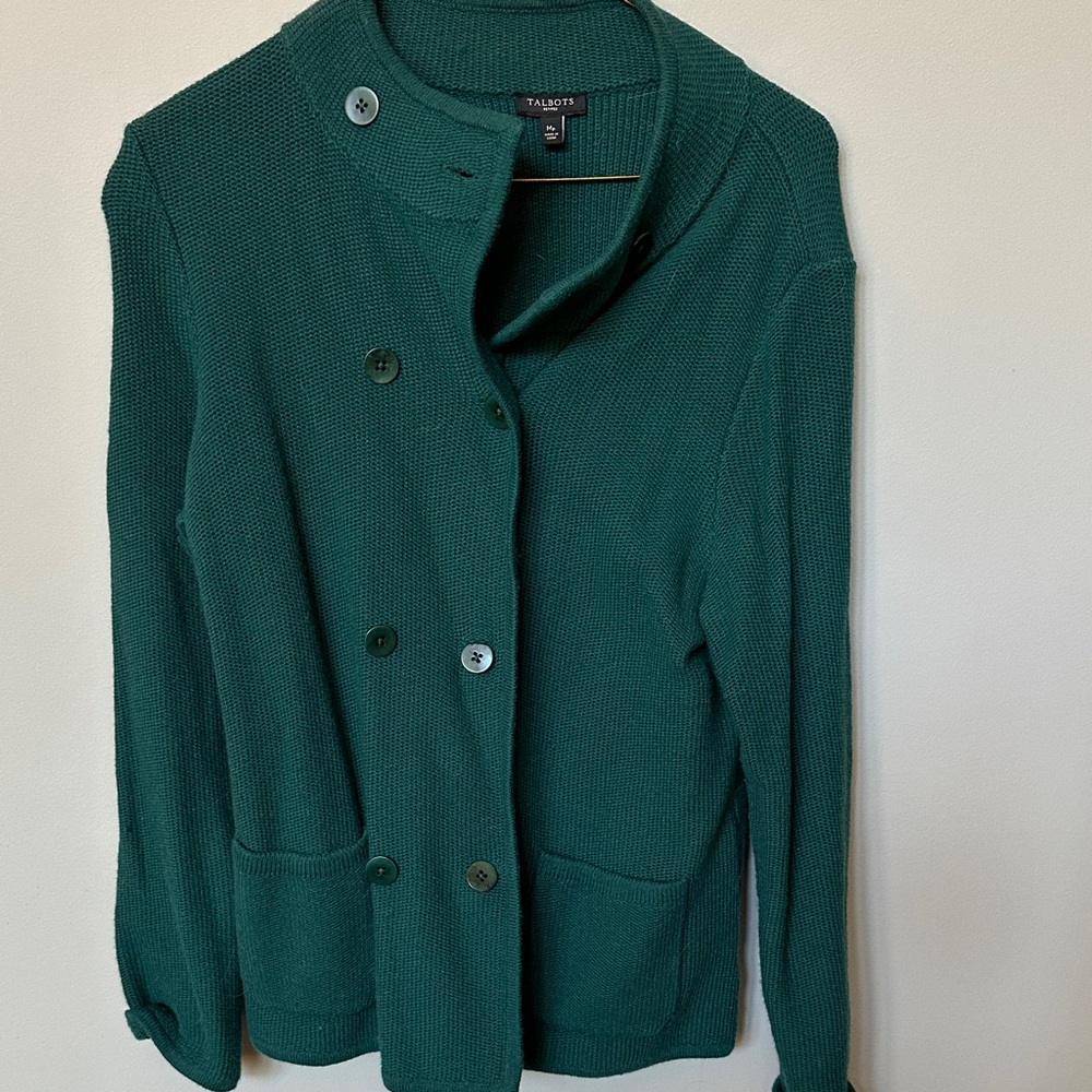 Talbots Double Breasted Sweater - image 1